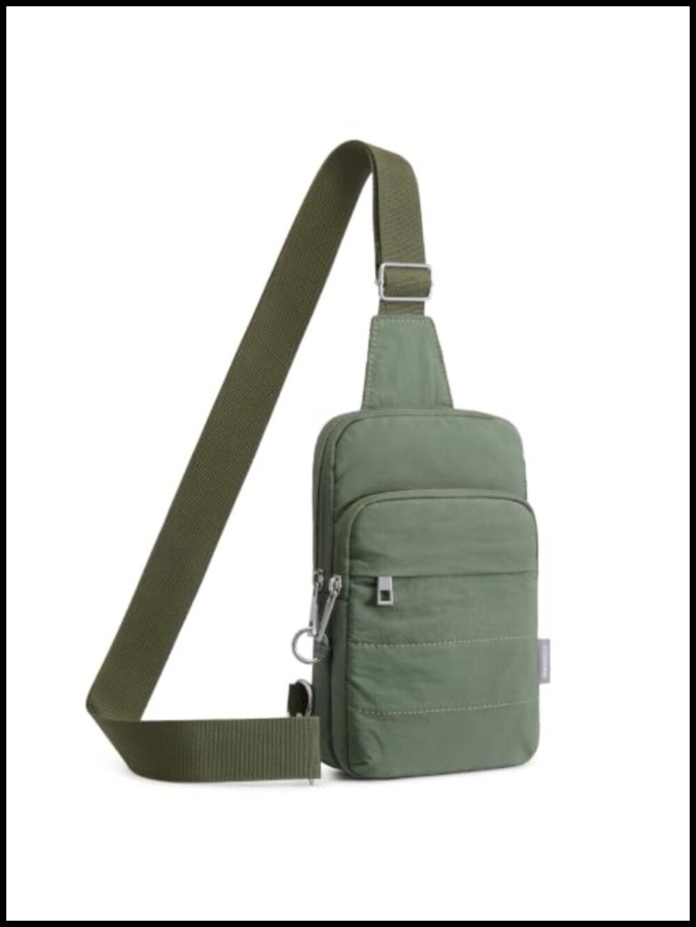 Anti Theft RFID Crossbody Sling Bag Lightweight Nylon Travel Purse